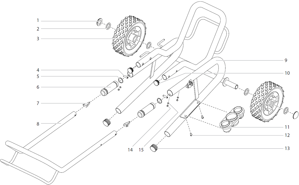 Impact 440 Low Rider Assembly(P/N 0558392) Parts